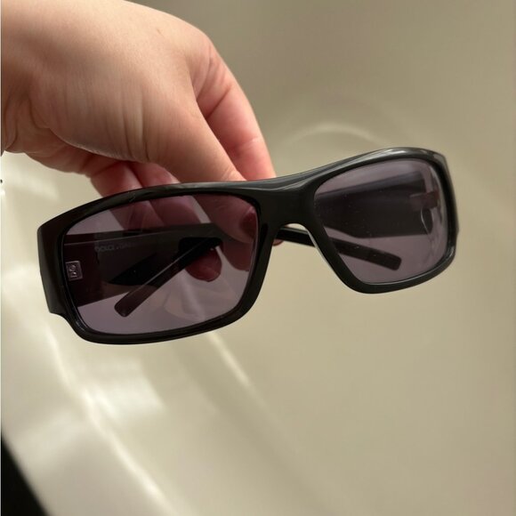 Vintage Y2K Black Dolce & Gabbana Sunglasses - Picture 9 of 10